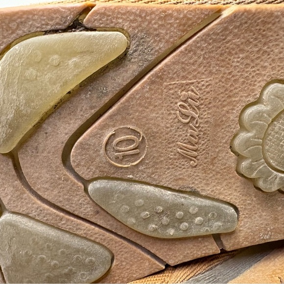 3/$30 Malu Size 10 Toddler Sheepskin Ugg Style Light Up Boots Chestnut Zip Suede - Picture 9 of 11